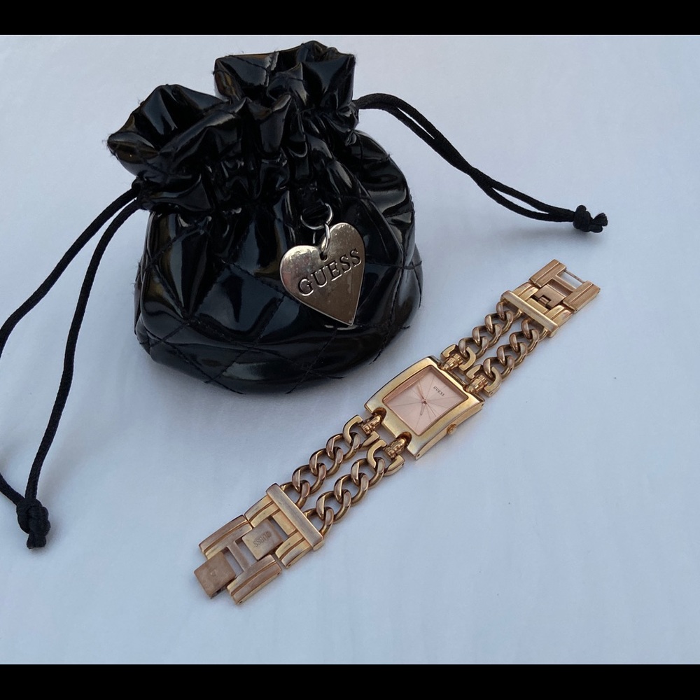 Guess Gold Tone Watch